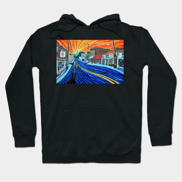 'SUNRISE SONG FOR NoDa IN THE 90s' Hoodie by jerrykirk